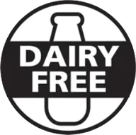 Dairy free certification mark seal